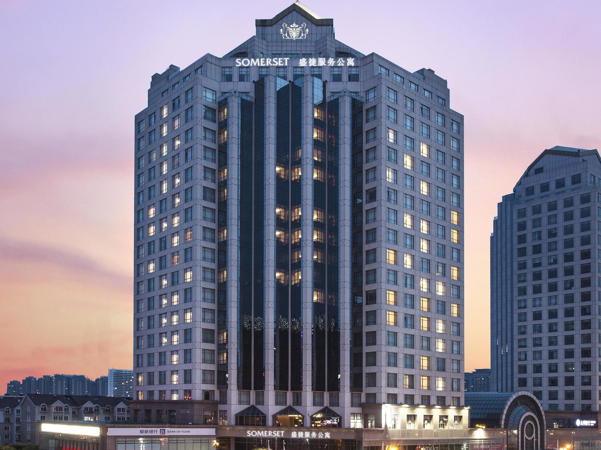 Somerset Grand Central Dalian Bagian luar foto