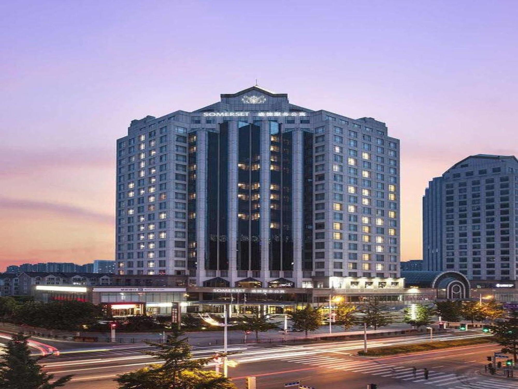 Somerset Grand Central Dalian Bagian luar foto